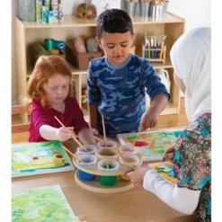 Kaplan Early Learning Spinning Tabletop Art Storage