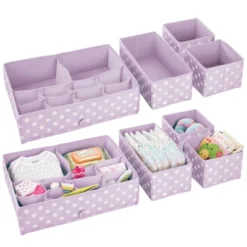 MDesign Fabric Drawer And Closet Storage Organizer, Set Of 8 -Storage Store GUEST 57fbae33 5c8d 4c68 87d8 00cea480c6a1