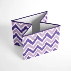 Bacati - MixNMatch Purple Storage Box Large -Storage Store GUEST 59d83e4b 3fe9 4fbe 97d2 95dc97591e7d