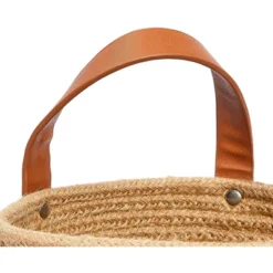 Farmlyn Creek 2 Pack Hanging Flower Planter Pots, Indoor Jute Woven Cotton Rope Plant Basket, Brown, 2 Sizes -Storage Store GUEST 5bbdebb4 ec2c 49e4 b497 d924f8e1a77a