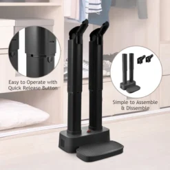 Costway 2-Shoe Electric Shoe Dryer Warmer Portable Adjustable Boots Socks Gray -Storage Store GUEST 5ed8d349 c86a 4b38 bb88 dae70f5aa87b