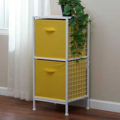 Household Essentials 2pc 12" X 13" Fabric Storage Bin Set 1 Household Essentials 2pc 12" X 13" Fabric Storage Bin Set