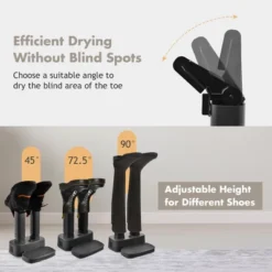 Costway 2-Shoe Electric Shoe Dryer Warmer Portable Adjustable Boots Socks Gray -Storage Store GUEST 638a9933 5fda 46d7 b3fb 8af871543167