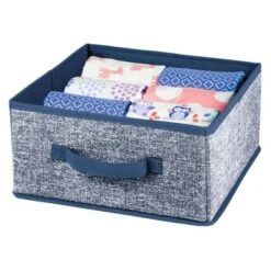 MDesign Fabric Modular Closet Organizer Box For Cube Units, 4 Pack -Storage Store GUEST 6461ec4b 7d01 4073 b65c 1ef11842cb1c