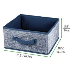 MDesign Fabric Modular Closet Organizer Box For Cube Units, 4 Pack -Storage Store GUEST 65149671 1ac1 4682 84fa fd31441a009f