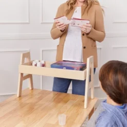 ECR4Kids Adjustable Stacking Shelf With Full Edge, Bookcase -Storage Store GUEST 6bbc030a 2995 4485 aa9d 75a18ade9c26