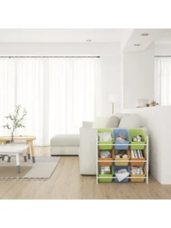 Year Color White Toy Cubes Storage Organizer For Kids, Classroom, Playroom, Daycare, Nursery With 9 Colorful Storage Bins -Storage Store GUEST 6cfb8b01 4360 4e2a a81b ab74082df34d