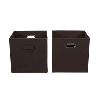Household Essentials 2pc 12" X 13" Fabric Storage Bin Set 3 Household Essentials 2pc 12" X 13" Fabric Storage Bin Set - Image 3
