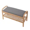 Cambridge Bamboo Shoe Bench Natural - Proman Products