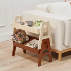 ECR4Kids Adjustable Stacking Shelf With Full Edge, Bookcase -Storage Store GUEST 7c3aa8dc 9086 4ae1 8c83 a1a4fb304833