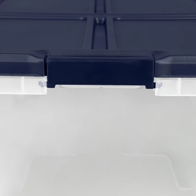 Home Logic 66qt 6pk Storage Bins Clear 4 Home Logic 66qt 6pk Storage Bins Clear - Image 4