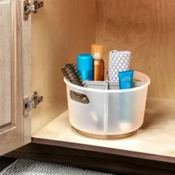 Divided Tote Frost/Gray - Madesmart -Storage Store GUEST 7db84519 6c87 4d76 aefe 908f3d6ad94e