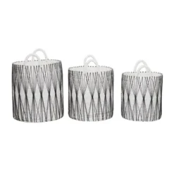 3pk Plastic Natural Storage Baskets White - Olivia & May -Storage Store GUEST 7e2f3d30 7972 4e67 9fb6 5dff0223cda5