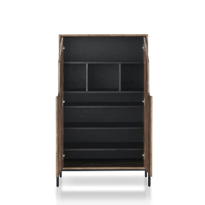 Vargo Storage Cabinet Reclaimed Oak - HOMES: Inside + Out 4 Vargo Storage Cabinet Reclaimed Oak - HOMES: Inside + Out - Image 4