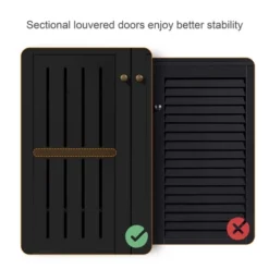 Yaheetech 4 Tier Shoe Storage Cabinet Closed Shoes Rack With Adjustable Shelves, Black -Storage Store GUEST 7fd49a93 caaa 443e 9783 f07a6ed82deb