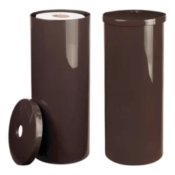 MDesign Toilet Tissue Roll Holder Canister Stand, Stores 3 Rolls, 2 Pack -Storage Store GUEST 820f9a2c 7827 4b4d a926 210cf5466cb9