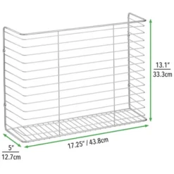 MDesign Metal Wall Mount Magazine Holder, Storage Organizer Rack -Storage Store GUEST 837a28cb 6104 4018 a2a0 23a4ae184ceb
