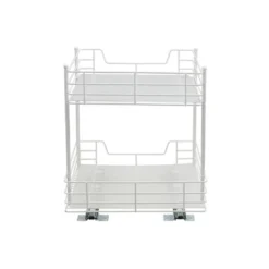 Household Essentials 15" 2-Tier Pantry Organizer White -Storage Store GUEST 83d57ed8 bb7f 42c7 bede 907e9bba6cc2