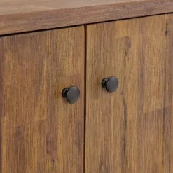 31" Bethel Acacia Wood Shoe Cubbie Storage Cabinet Natural - Alaterre Furniture -Storage Store GUEST 84fe49dd 9438 410e a3af 0c6961dde353