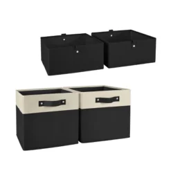 2pc Kids' 10.5" Two-Toned Folding Storage Bin Set - RiverRidge Home -Storage Store GUEST 8933e176 15f2 4b4f 88be 21c5a3bb4e55