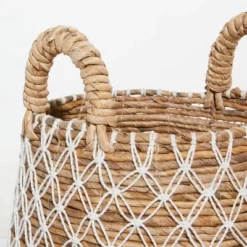 2pk Banana Leaf Storage Baskets Brown/White - Olivia & May -Storage Store GUEST 8a354211 6cae 45c3 b848 784741a12442