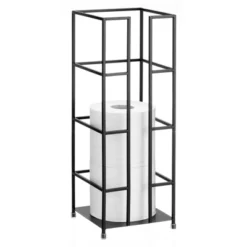 MDesign Metal Toilet Paper 3-Jumbo Roll Storage Reserve Tower Stand -Storage Store GUEST 8beb06ad ddec 45f6 8251 56a575c7b85c