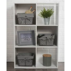 Design Imports Set Of 3 S Rustic Bronze Chicken Wire Ticking Stripe Liner Baskets Black/White -Storage Store GUEST 8da27fe4 b243 4406 96e4 16b92b693383