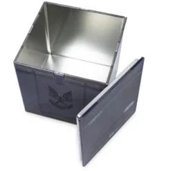 Ukonic Halo UNSC Ammo Crate Tin Storage Box Cube Organizer With Lid | 4 Inches