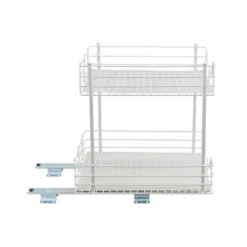 Household Essentials 15" 2-Tier Pantry Organizer White -Storage Store GUEST 92d3f789 0ec4 4651 9498 e44eaf8e6206