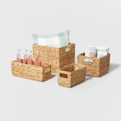 Woven Water Hyacinth Milk Crate - Brightroom™ -Storage Store GUEST 9365bfe9 dbd8 490b ac54 8d2b5765ece7