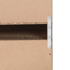 Honey-Can-Do 6 Compartment Divided Cube Cabinet Oak -Storage Store GUEST 947c2621 9f6e 4a3e a366 a02ca218c9ee