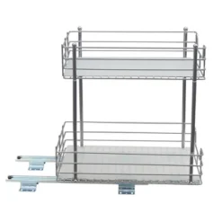 Household Essentials 12" 2-Tier Pantry Organizer Nickel -Storage Store GUEST 949f59b6 c99a 4400 88ea 6b1600e5444b