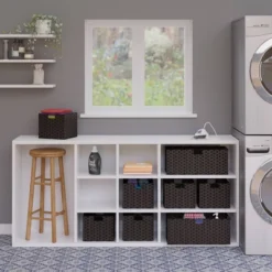 3pc Melanie Woven Fiber 2 Small And 1 Large Basket Set Chocolate - Winsome -Storage Store GUEST 94c84fcf ee80 4cb6 9ff3 b20c485d8819 1