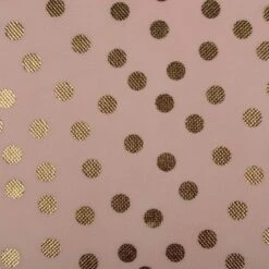 Set Of 4 11" X 11" X 11" Nonwoven Polyester Dots Millennial Square Storage Cube Pink & Gold - Design Imports -Storage Store GUEST 954e3cd4 80af 4c98 88b1 f1630679a1fc