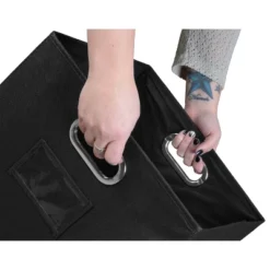 Niche Cubo 12pk Foldable Fabric Storage Bin With Label Holder Black -Storage Store GUEST 9bd30db7 b030 4f73 92a9 ef6edcf9eca9