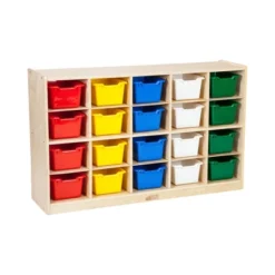 ECR4Kids 30 Cubby School Storage Cabinet, Kids Cubbies With Tray Slots -Storage Store GUEST 9c600136 3dcb 44df aad9 d18e70fd1e01