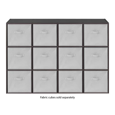 Whitmor 12 Section Cube Organizer Brown 1 Whitmor 12 Section Cube Organizer Brown