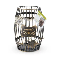 True Display Wine Kitchen, Barrel Cage Holder Collector Decorative Vino Cork Storage Box Container Gift, Set Of 1, Brown -Storage Store GUEST a119d312 4aec 4e54 9290 9db5d78fd439