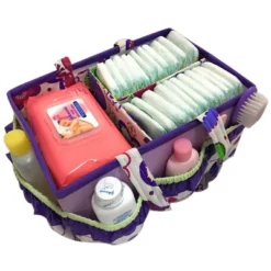 Bacati - Botanical Purple Storage Caddy -Storage Store GUEST a4b58653 e93a 400e 8321 964ac60b1b06