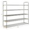 Hastings Home Five-Tier 30-Pair Shoe Storage Rack