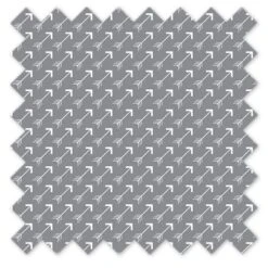 Bacati - Playful Fox Gray/white Arrow Storage Box Small -Storage Store GUEST a60bd409 8937 4f28 87cf 9690cf45246e