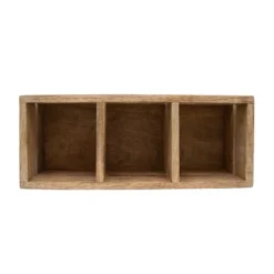 White Wood Caddy - Foreside Home & Garden -Storage Store GUEST a67438a1 4a0b 48db 8dc7 2fcb61400a49