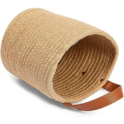 Farmlyn Creek 2 Pack Hanging Flower Planter Pots, Indoor Jute Woven Cotton Rope Plant Basket, Brown, 2 Sizes -Storage Store GUEST a79ad743 740a 4586 886c 4305c9324a6e