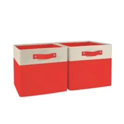 2pc Kids' 10.5" Two-Toned Folding Storage Bin Set - RiverRidge Home -Storage Store GUEST a8eac66a 9058 4bec 85c5 19ae38a31c4e