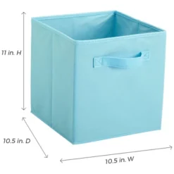ClosetMaid Cubeicals Fabric Storage Drawer Organizer Bin With Handle For Clothing, Toys, And Home Or Office Accessories, Light Blue -Storage Store GUEST a9a732b0 9963 4a35 ba49 14aaf784d7e8