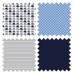 Bacati - Elephants Blue/Gray Storage Box Large -Storage Store GUEST abf22e66 97bf 4329 8d4f a3a47166d8a7