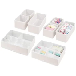 MDesign Fabric Drawer And Closet Storage Organizer, Set Of 8 -Storage Store GUEST bbd0bae8 1ec5 4248 822d 9f6c437bc765