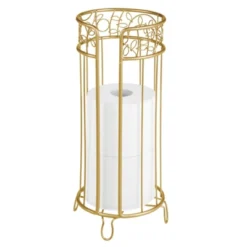 MDesign Decorative Metal Toilet Paper Storage Holder Stand, 3 Rolls 25 MDesign Decorative Metal Toilet Paper Storage Holder Stand, 3 Rolls -Storage Store GUEST bc417245 de21 4ec6 9f8f 0e5e475d98b8