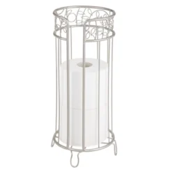 MDesign Decorative Metal Toilet Paper Storage Holder Stand, 3 Rolls 22 MDesign Decorative Metal Toilet Paper Storage Holder Stand, 3 Rolls -Storage Store GUEST bc57d586 73b3 44c5 923a ed7ac7bd872f