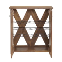 31" Bethel Acacia Wood Shoe Cubbie Storage Cabinet Natural - Alaterre Furniture -Storage Store GUEST c0b3ef7d bc5a 45e0 94ec 29bddb06f061